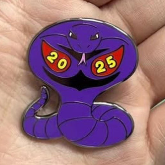 Arbok January 2025 NJ TCG Show Pin- Designed by Monty and Me, LLC