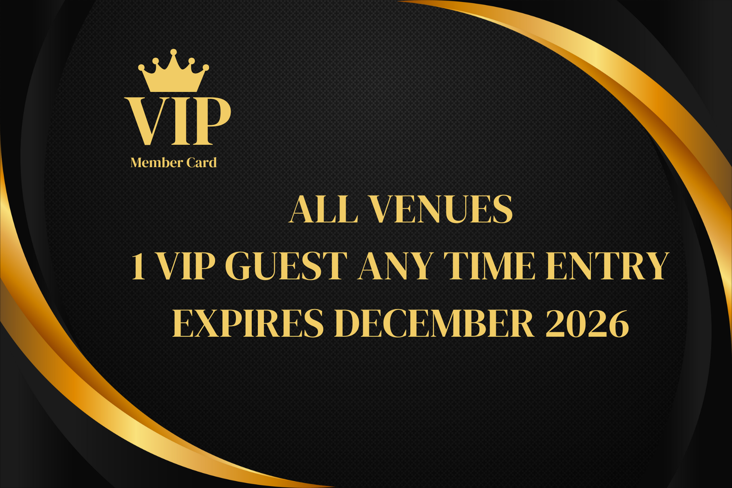 2026 Annual  VIP Pass